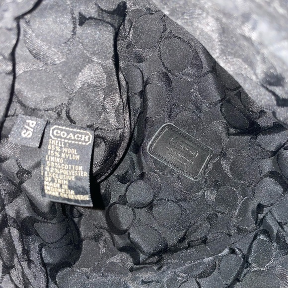 Coach wool blend bucket hat. It’s a beautiful slate gray color. - Picture 5 of 11